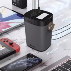 Батарея універсальна Sandberg 60000mAh, PD/20W, QC/3.0, USB-C, USB-A*2 (22.5W total), flashlight 3W (420-71) - Фото