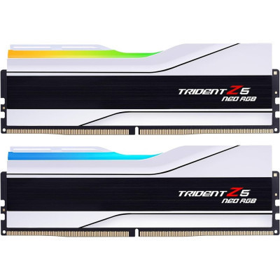 Модуль памяти для компьютера DDR5 64GB (2x32GB) 6000 MHz Trident Z5 Neo RGB Matte White G.Skill