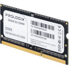 Модуль пам'яті для ноутбука SoDIMM DDR3 8 GB 1600 MHz Prologix (PRO8GB1600D3S) - Фото