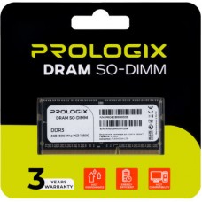 Модуль пам'яті для ноутбука SoDIMM DDR3 8 GB 1600 MHz Prologix (PRO8GB1600D3S) - Фото
