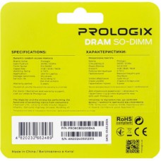 Модуль пам'яті для ноутбука SoDIMM DDR4 8GB 3200 MHz Prologix (PRO8GB3200D4S) - Фото
