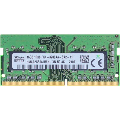 Модуль пам'яті для ноутбука SoDIMM DDR4 16 GB 3200 MHz Hynix (HMAA2GS6AJR8N-XN)