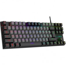 Клавіатура GamePro MK100B Blue Switch LED USB Black (MK100B) - Фото