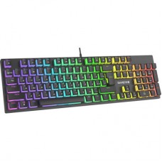 Клавіатура GamePro MK85R Red Switch RGB USB Black (MK85R) - Фото