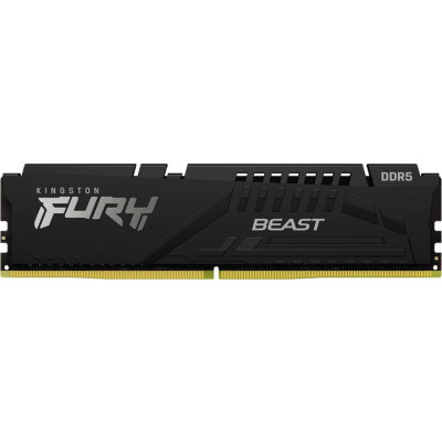 Модуль памяти для компьютера DDR5 32GB (2x16GB) 6000 MHz Beast Black XMP Kingston Fury (ex.HyperX)
