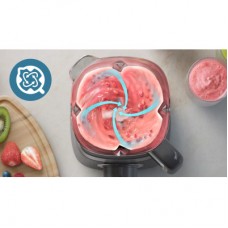 Блендер Philips стаціонарний Series 5000, 1000Вт, чаша-2000мл, сірий (HR3020/20) - Фото