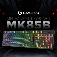 Клавіатура GamePro MK85B Blue Switch RGB USB Black (MK85B) - Фото