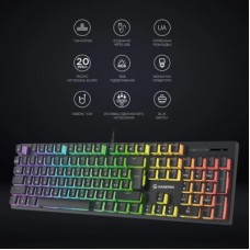 Клавіатура GamePro MK85B Blue Switch RGB USB Black (MK85B) - Фото