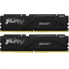 Модуль памяти для компьютера DDR5 64GB (2x32GB) 6400 MHz Beast Black Kingston Fury (ex.HyperX) Модуль памяти для компьютера DDR5 64GB (2x32GB) 6400 MHz Beast Black Kingston Fury (ex.HyperX)