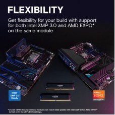 Модуль пам'яті для комп'ютера DDR5 16 GB 6000 MHz Pro Overclocking Micron (CP16G60C36U5B) Модуль пам'яті для комп'ютера DDR5 16 GB 6000 MHz Pro Overclocking Micron (CP16G60C36U5B) - Фото