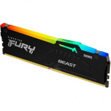 Модуль памяти для компьютера DDR5 64GB (2x32GB) 5600 MHz Beast RGB EXPO Black Kingston Fury (ex.HyperX)