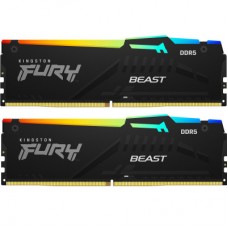 Модуль памяти для компьютера DDR5 32GB (2x16GB) 6400 MHz Beast RGB XMP Kingston Fury (ex.HyperX)