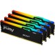 Модуль пам'яті для комп'ютера DDR5 128 GB (4x32GB) 5600 MHz Beast RGB XMP Kingston Fury (ex.HyperX)