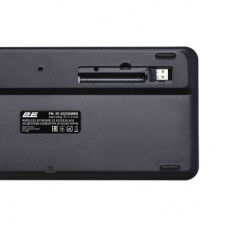 Клавіатура 2E KS250 Wireless USB/Bluetooth UA Black (2E-KS250WBK_UA) - Фото