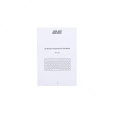 Клавіатура 2E KS250 Wireless USB/Bluetooth UA Black (2E-KS250WBK_UA) - Фото