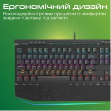 Клавіатура Vertux Tungsten USB Black (tungsten.black) - Фото