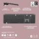 Клавіатура Logitech K950 Bluetooth/Wireless UA Graphite (920-012465)