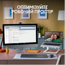 Клавіатура Logitech K950 Bluetooth/Wireless UA Off-White (920-012466) - Фото