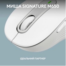 Клавіатура Logitech K950 Bluetooth/Wireless UA Off-White (920-012466) - Фото