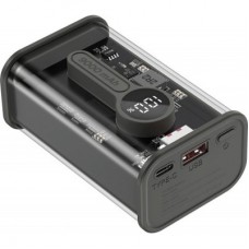 Батарея універсальна Gembird 9000 mAh, QC3.0, Transparent (PB09-TQC3-01) - Фото