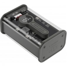 Батарея універсальна Gembird 9000 mAh, QC3.0, Transparent (PB09-TQC3-01) - Фото