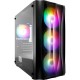 Корпус 1stPlayer X3-M-4F1-BK