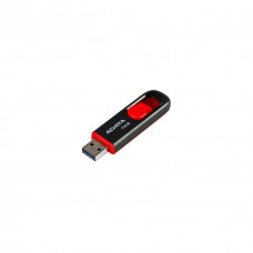 USB флешнакопичувач ADATA 16Gb C008 Black/Red USB 2.0 (AC008-16G-RKD) - Фото