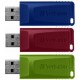 USB-флеш-накопичувач Verbatim 3x16GB Slider Red/Blue/Green USB 2.0 (49326) USB-флеш-накопичувач Verbatim 3x16GB Slider Red/Blue/Green USB 2.0 (49326)