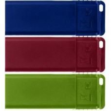 USB-флеш-накопичувач Verbatim 3x16GB Slider Red/Blue/Green USB 2.0 (49326) - Фото