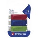 USB-флеш-накопичувач Verbatim 3x16GB Slider Red/Blue/Green USB 2.0 (49326) USB-флеш-накопичувач Verbatim 3x16GB Slider Red/Blue/Green USB 2.0 (49326)