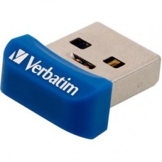 USB флеш накопитель Verbatim 16GB Store 'n' Stay NANO Blue USB 3.0 (98709) - Фото