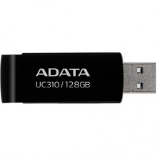 USB флеш накопитель ADATA 128GB UC310 USB 3.2 Black (UC310-128G-RBK) - Фото