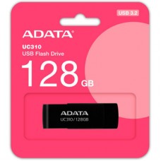 USB флеш накопитель ADATA 128GB UC310 USB 3.2 Black (UC310-128G-RBK) - Фото