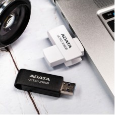 USB флеш накопитель ADATA 128GB UC310 USB 3.2 Black (UC310-128G-RBK) - Фото