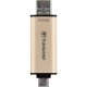 USB флеш накопитель Transcend 512GB JetFlash 930C Gold-Black USB 3.2/Type-C (TS512GJF930C)