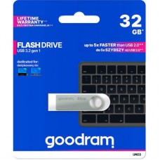 USB флеш накопитель Goodram 32GB UNO3 Steel USB 3.2 (UNO3-0320S0R11) - Фото
