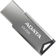 USB флеш накопитель ADATA 16GB AUV 250 Silver USB 2.0 (AUV250-16G-RBK) - Фото