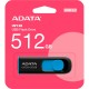 USB флеш накопитель ADATA 512GB AUV 128 Black/Blue USB 3.2 (AUV128-512G-RBE) USB флеш накопитель ADATA 512GB AUV 128 Black/Blue USB 3.2 (AUV128-512G-RBE)