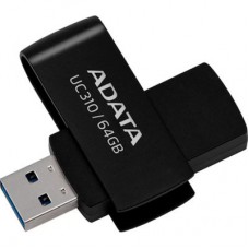 USB флеш накопитель ADATA 64GB UC310 Black USB 3.0 (UC310-64G-RBK) USB флеш накопитель ADATA 64GB UC310 Black USB 3.0 (UC310-64G-RBK)