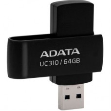 USB флеш накопитель ADATA 64GB UC310 Black USB 3.0 (UC310-64G-RBK) - Фото