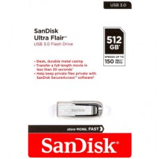 USB флеш накопитель SanDisk 512GB Ultra Flair Silver-Black USB 3.0 (SDCZ73-512G-G46) USB флеш накопитель SanDisk 512GB Ultra Flair Silver-Black USB 3.0 (SDCZ73-512G-G46) - Фото
