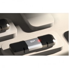 USB флеш накопитель Silicon Power USB 64G SILICON POWER usb3.2+TypeC Mobile C51 (SP064GBUC3C51V1S) - Фото