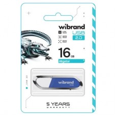 USB флеш накопитель Wibrand 16GB Aligator Blue USB 2.0 (WI2.0/AL16U7U) - Фото