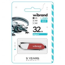 USB-флеш накопичувач Wibrand 32 GB Aligator Red USB 2.0 (WI2.0/AL32U7DR) - Фото