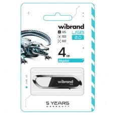 USB-флеш накопичувач Wibrand 4GB Aligator Black USB 2.0 (WI2.0/AL4U7B) - Фото