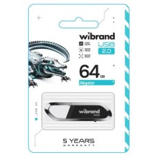 USB-флеш накопичувач Wibrand 64 GB Aligator Black USB 2.0 (WI2.0/AL64U7B) - Фото