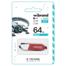 USB флешнакопичувач Wibrand 64 GB Aligator Red USB 2.0 (WI2.0/AL64U7DR) - Фото