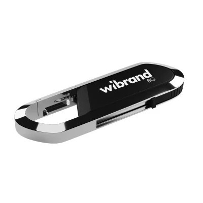 USB флешнакопичувач Wibrand 8 GB Aligator Black USB 2.0 (WI2.0/AL8U7B)