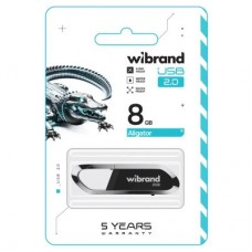 USB флешнакопичувач Wibrand 8 GB Aligator Black USB 2.0 (WI2.0/AL8U7B) - Фото
