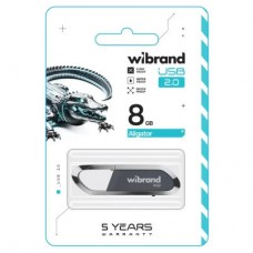 USB флешнакопичувач Wibrand 8 GB Aligator Grey USB 2.0 (WI2.0/AL8U7G) - Фото